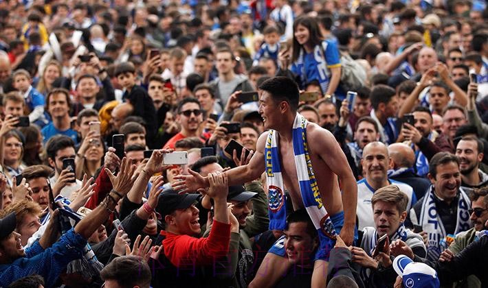 新华社:武磊进球定胜局 西班牙人列西甲第七获欧战资格 新华社:武磊进球定胜局 西班牙人列西甲第七获欧战资格